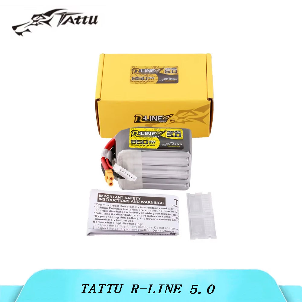 Lipo Battery 4S - TATTU R-LINE 5,0 3S 4S 6S