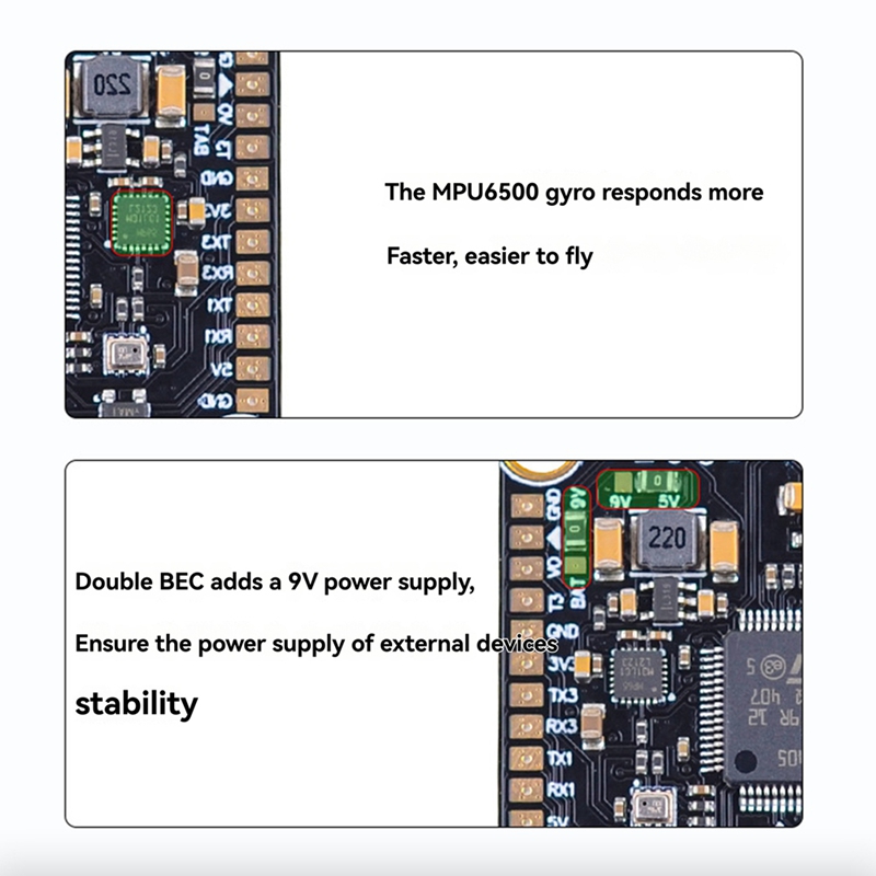 F722 Flight Controller - 80A + F405/F722 STACK para Dron