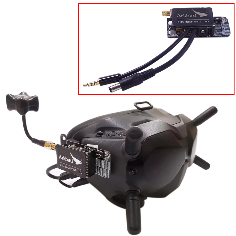 Drone Goggles Dji - Arkbird-Gafas de vídeo HD a analógico,