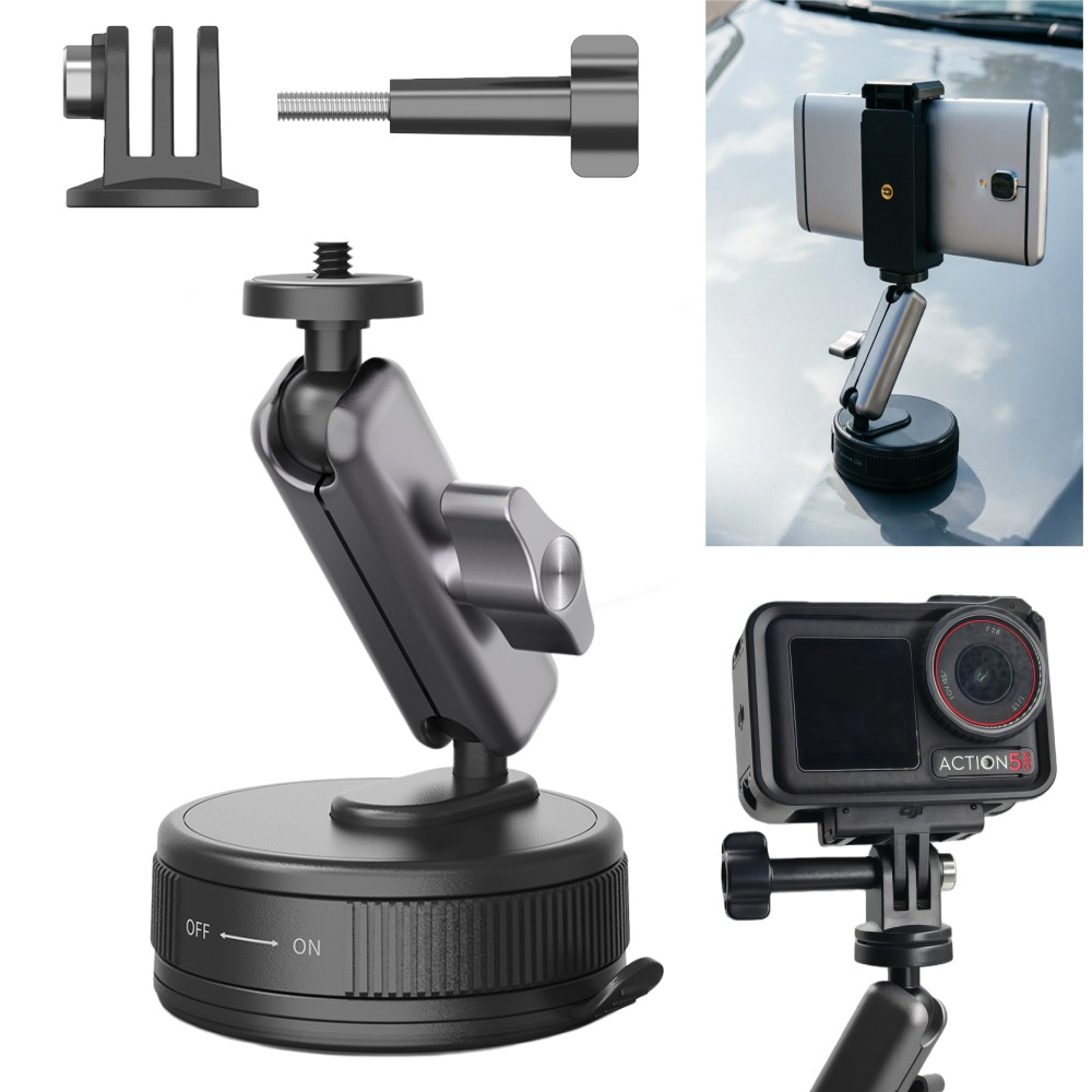 Runcam Camera - Soporte de ventosa 360 para parabrisas