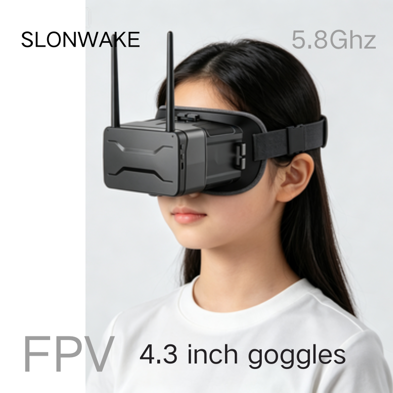 Goggles Fpv - Gafas FPV 5.8G de 4.3 Pulgadas,