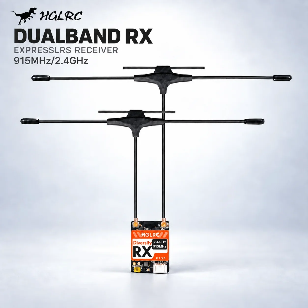 Receptor HGLRC de Doble Banda  - Drone Antenna reseña y precio