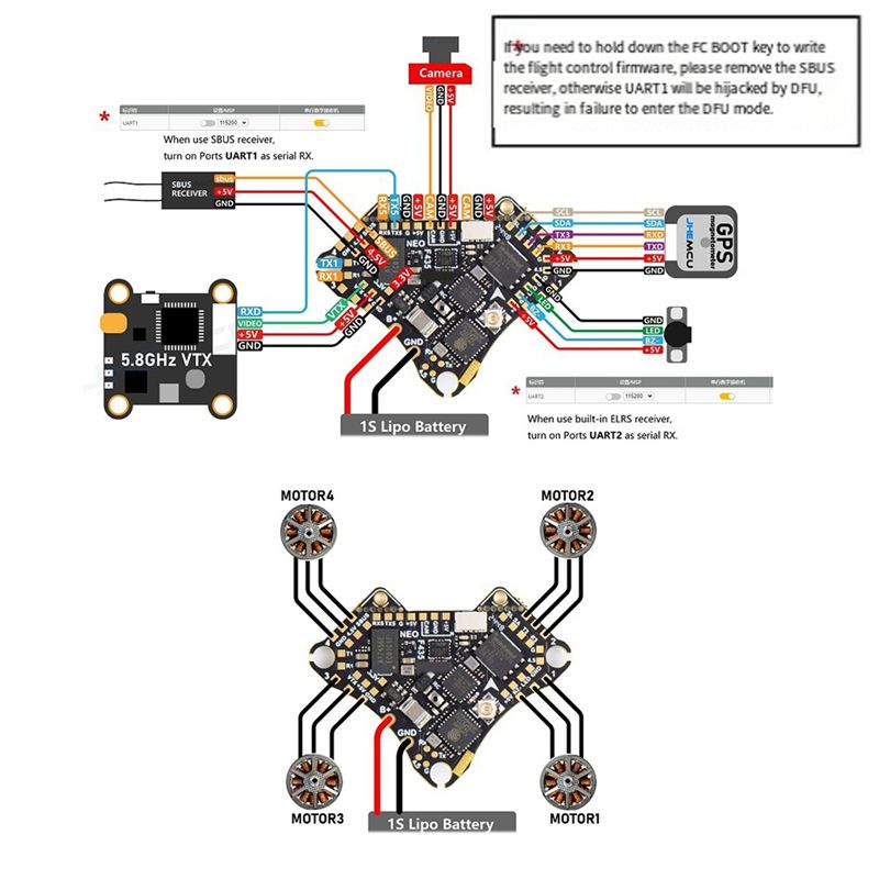 Controlador de vuelo FBIL-F435 - 4 In 1 Esc reseña y precio