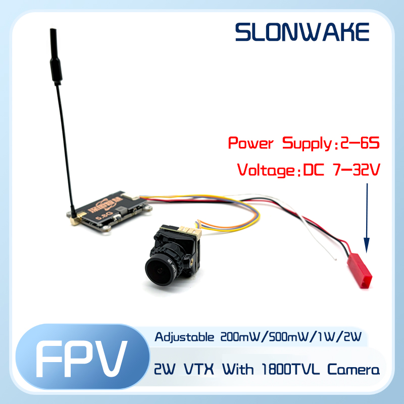 Transmisor VTX SLONWAKE 5.8G 5 - Fpv Camera reseña y precio