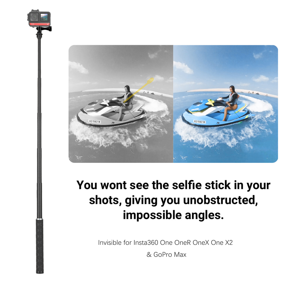 Insta360-Palo de Selfie Invisi - Runcam Camera reseña y precio