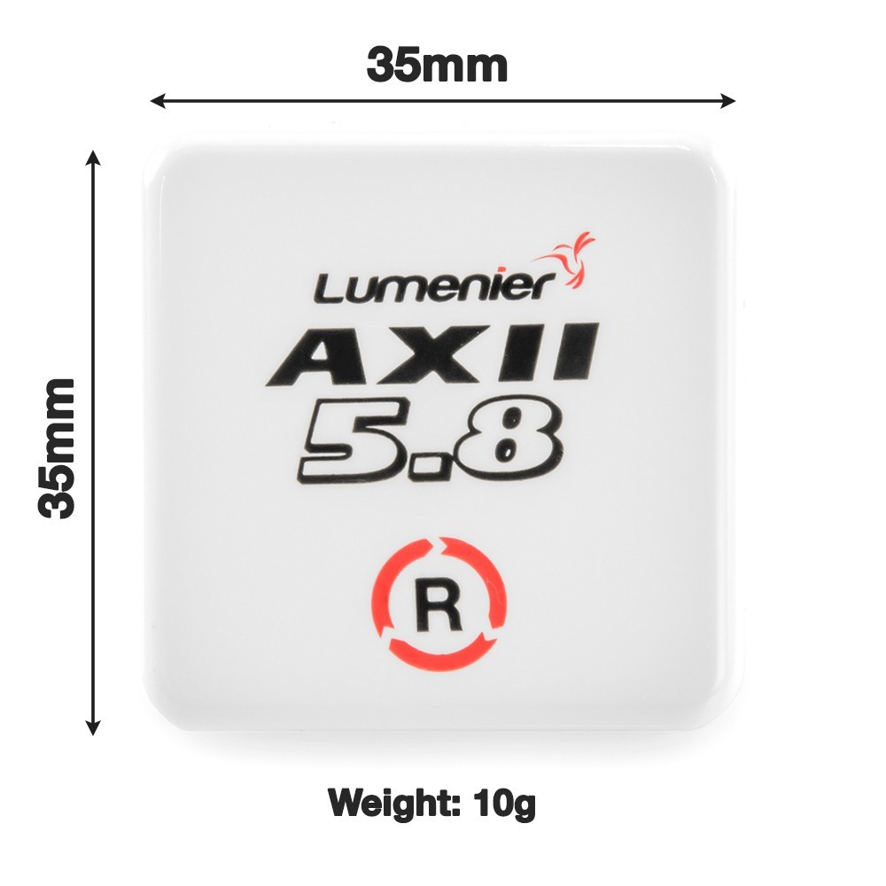 Antena de parche Lumenier AXII - Hd Zero Camera reseña y precio