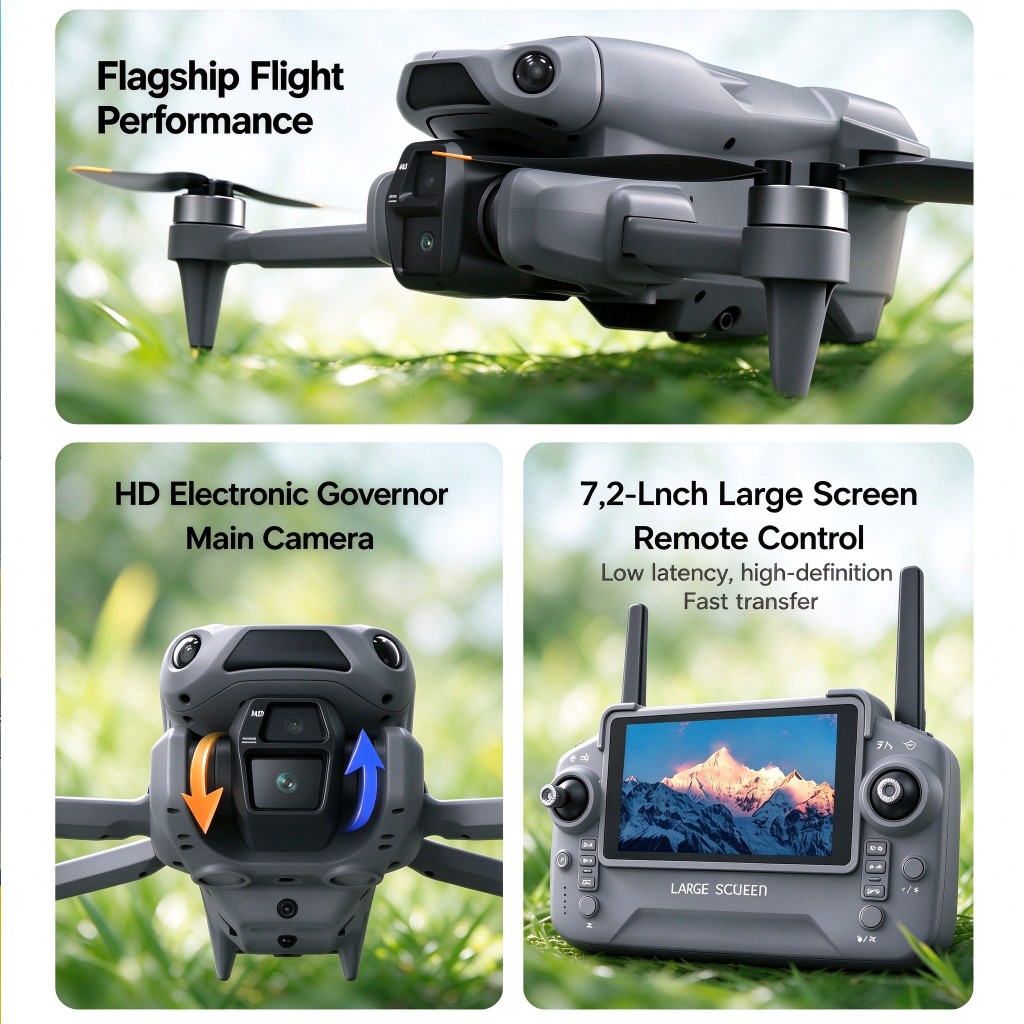 Nuevo Dron GPS LF682 MAX Profe - Drone Gimbal reseña y precio