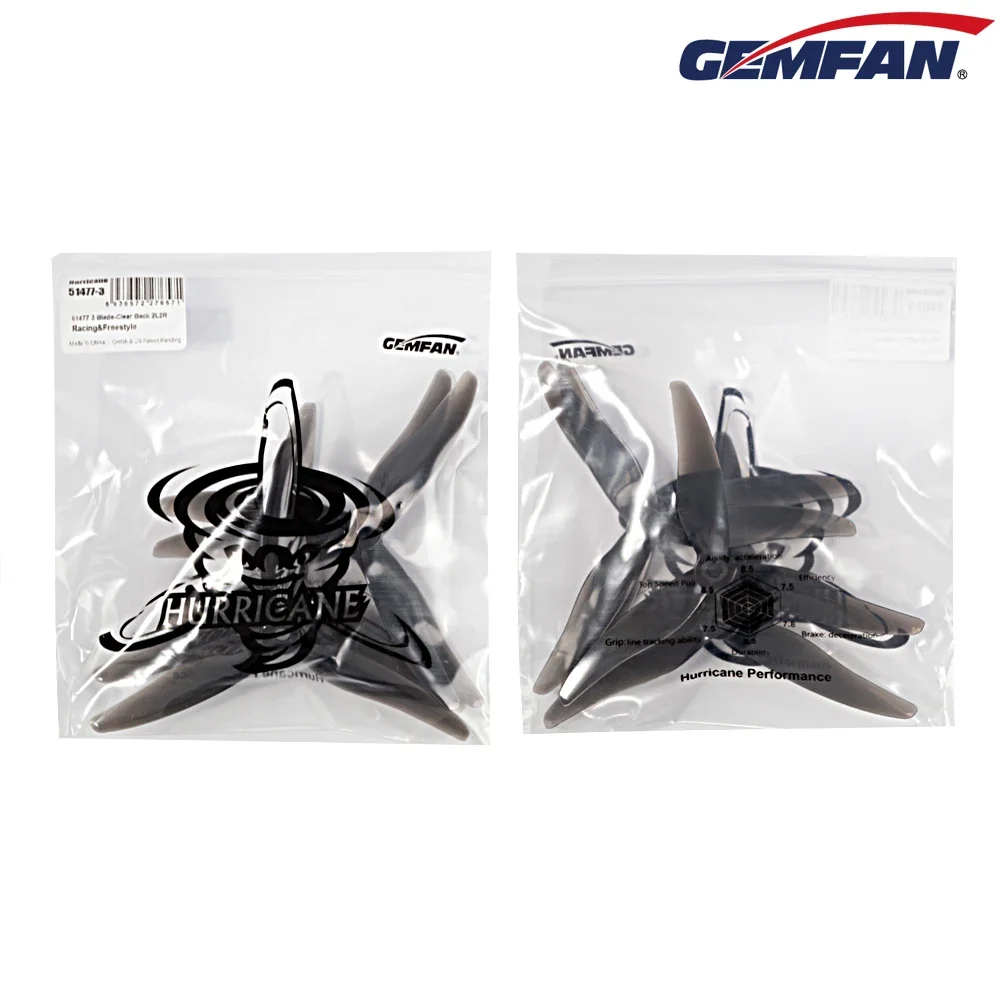 10 pares (10CW + 10CCW) Gemfan - Drone Propeller reseña y precio