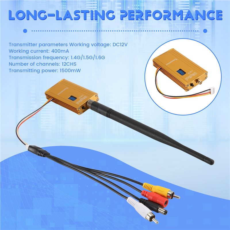 A48U 1.5G 1.5W FPV VTX 12CH 15 - Rc Transmitter reseña y precio
