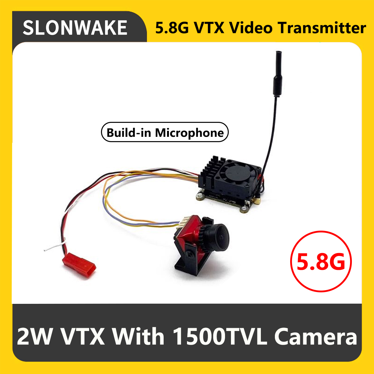 Transmisor FPV VTX SLONWAKE 5. - Fpv Camera reseña y precio