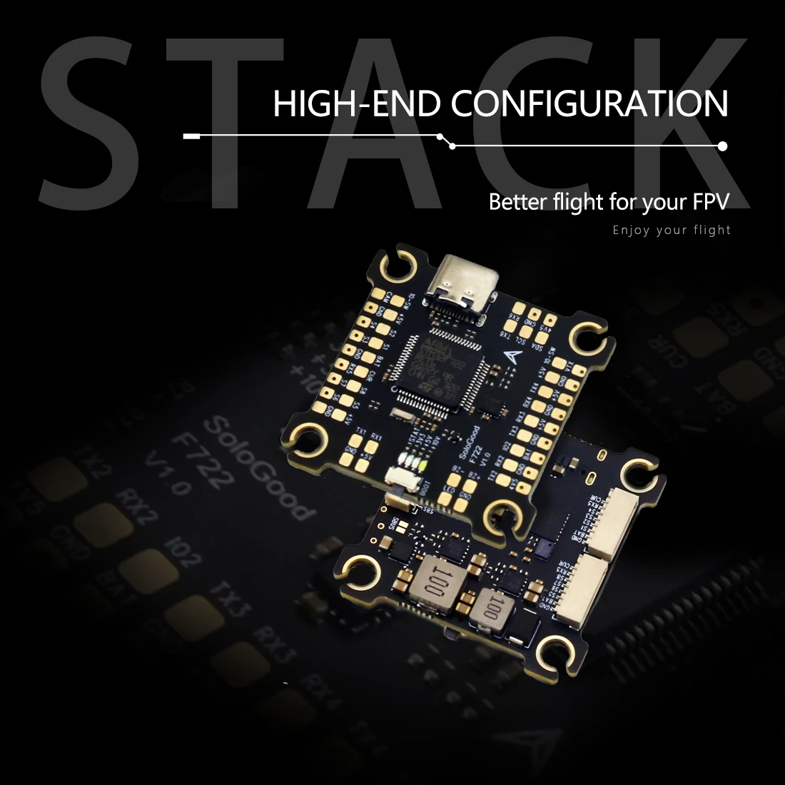 SoloGood F722 60A Stack ICM426 - F722 Flight Controller reseña y precio
