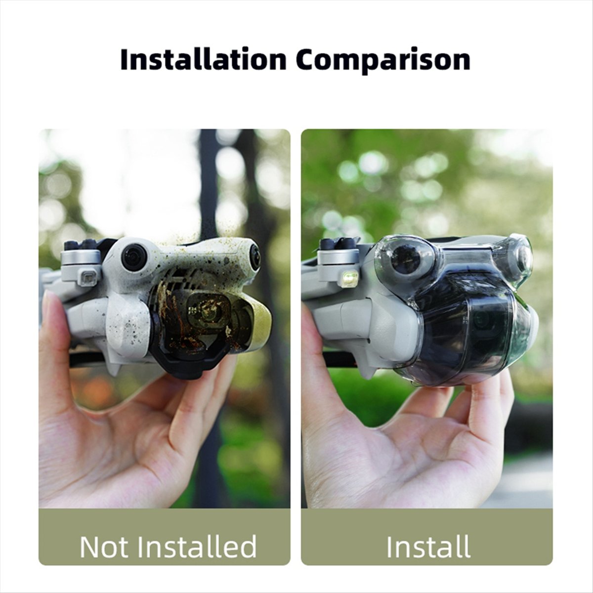 ABQX: tapa para lente de dron  - Drone reseña y precio