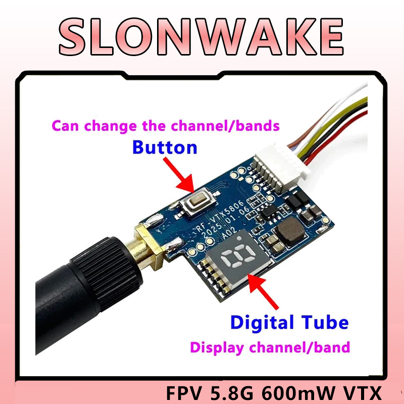 SLONWAKE 5,8G TS5823 PRO Mini  - Analog Fpv Camera reseña y precio