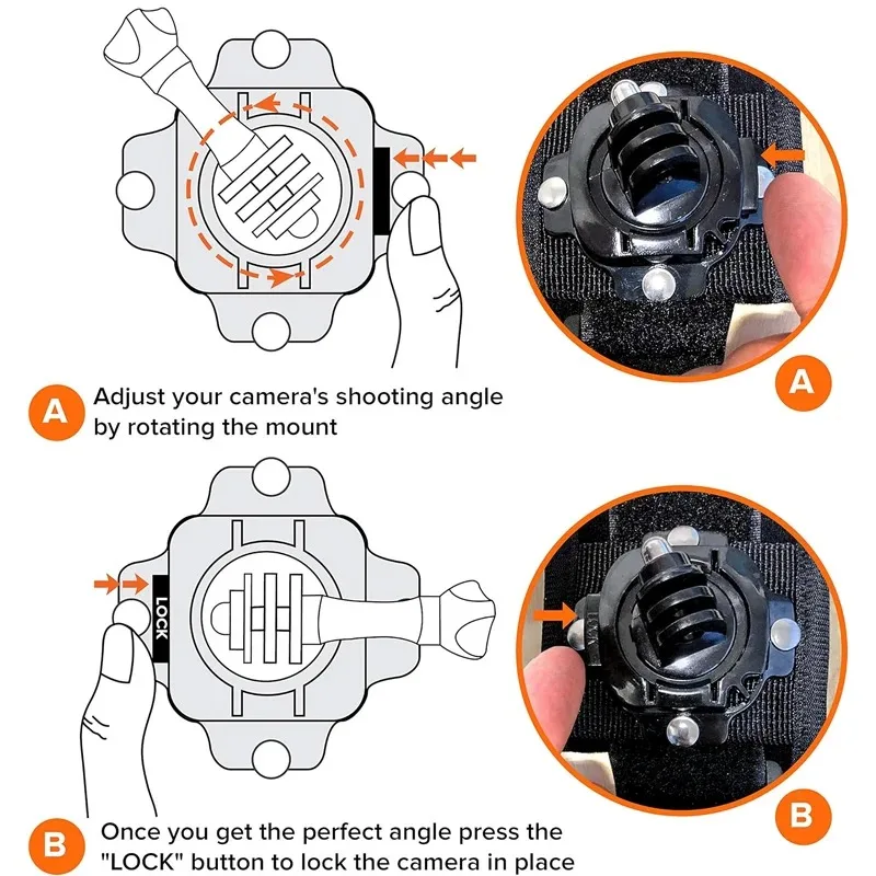 360 °   Soporte de correa de m - Runcam Camera reseña y precio