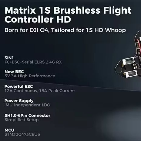 BETAFPV Matrix 1S 3IN1 HD V1.0 - Betaflight Fc reseña y precio