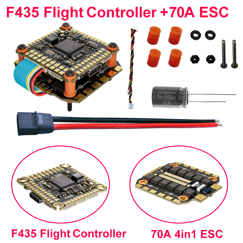 Controlador de vuelo DAKEFPV F - Betaflight Fc reseña y precio