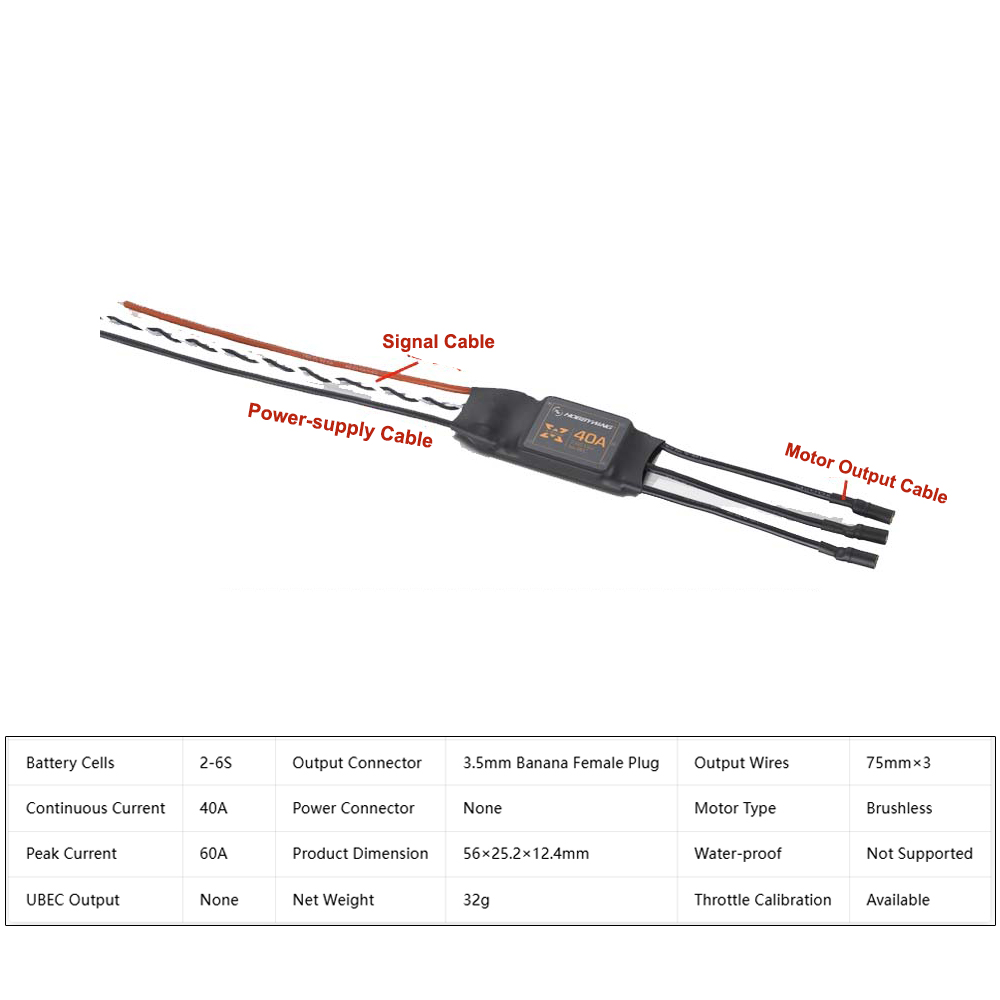 Hobbywing XRotor 40A ESC sin e - 4 In 1 Esc reseña y precio