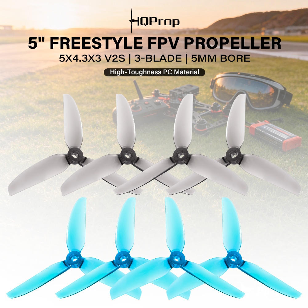 HQProp, hélice FPV de 5 pulgad - 5 Inch Propeller reseña y precio