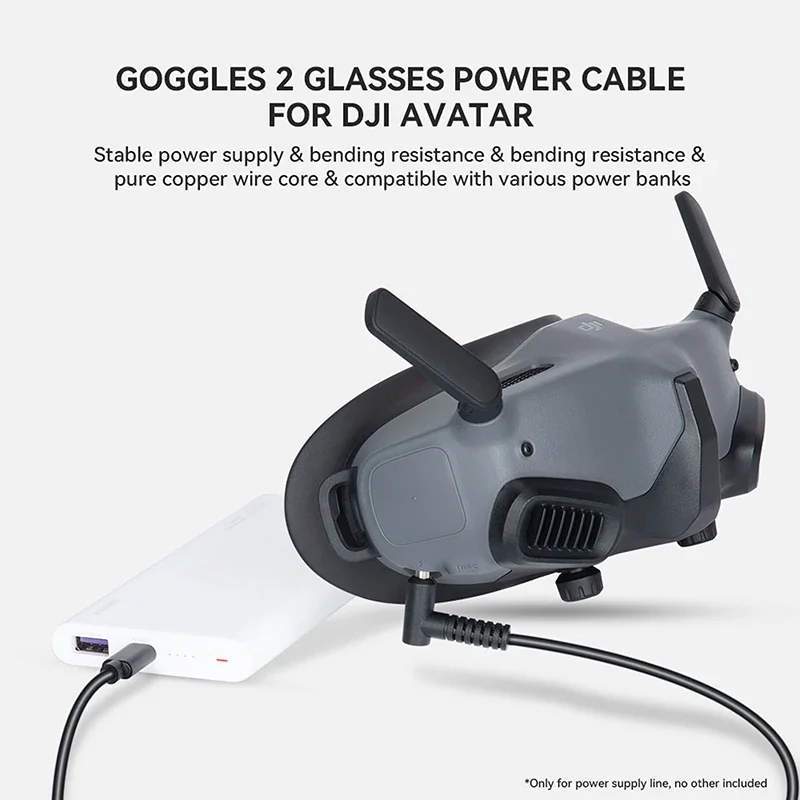 Cable de Carga Tipo-C para DJI - Drone Goggles Dji reseña y precio